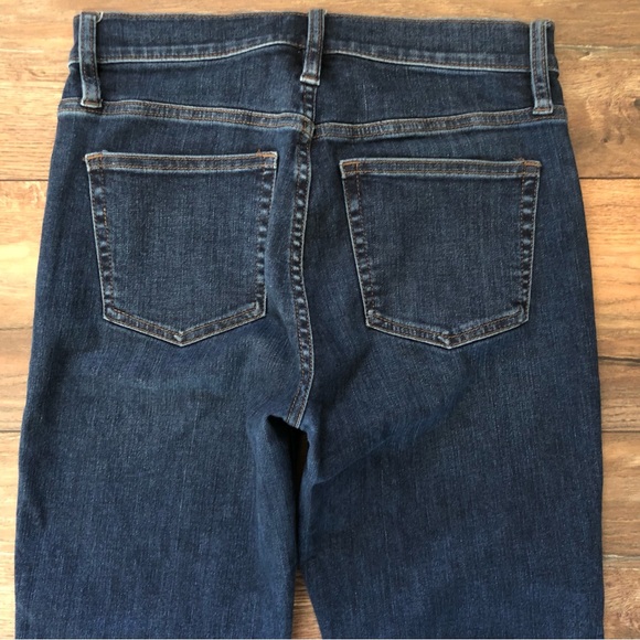 J.Crew Raw Cuff Jeans 26 EUC Vintage Style Straight Blue Denim - Picture 6 of 9